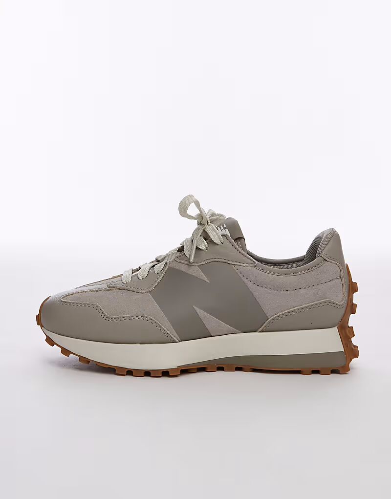 New Balance 327 - Коричневые спортивные кроссовки — фото 2