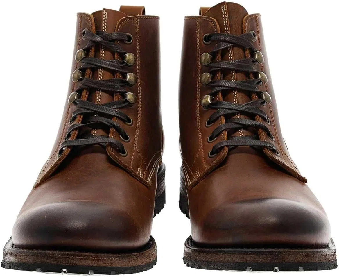 Мужские ботинки FB Fashion Boots Eagle II Chukka Boots Cuero на шнуровке, кожаные, коричневые — фото 3
