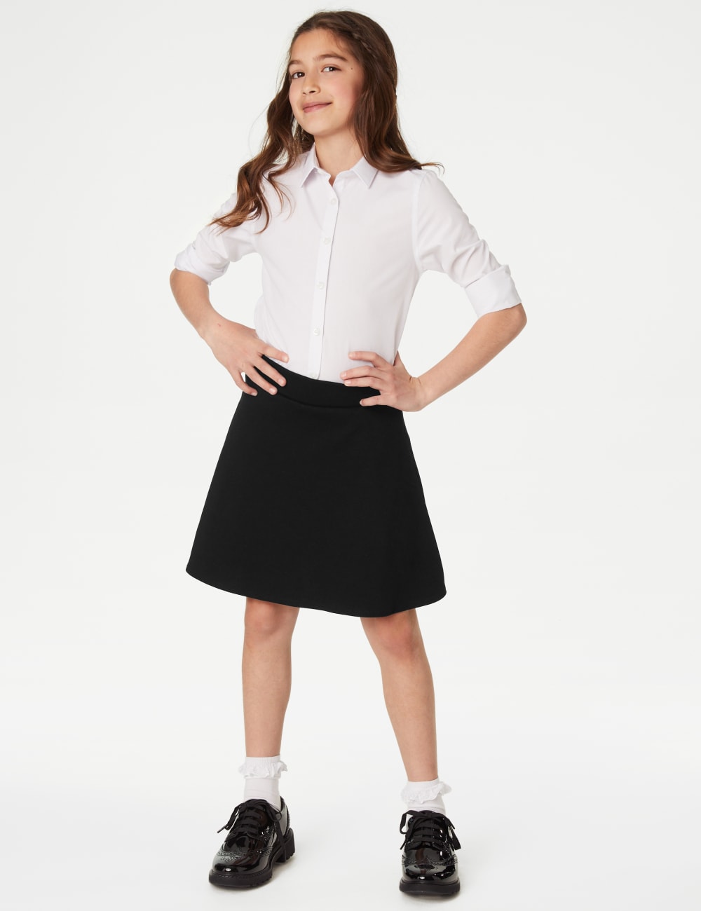 

Юбка-шорты для девочек Marks & Spencer, черный