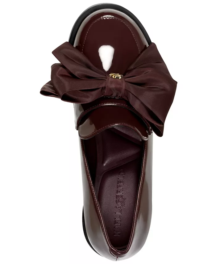 Женские мокасины Camilia Bow Slip-On Karl Lagerfeld Paris, фиолетовый — фото 4