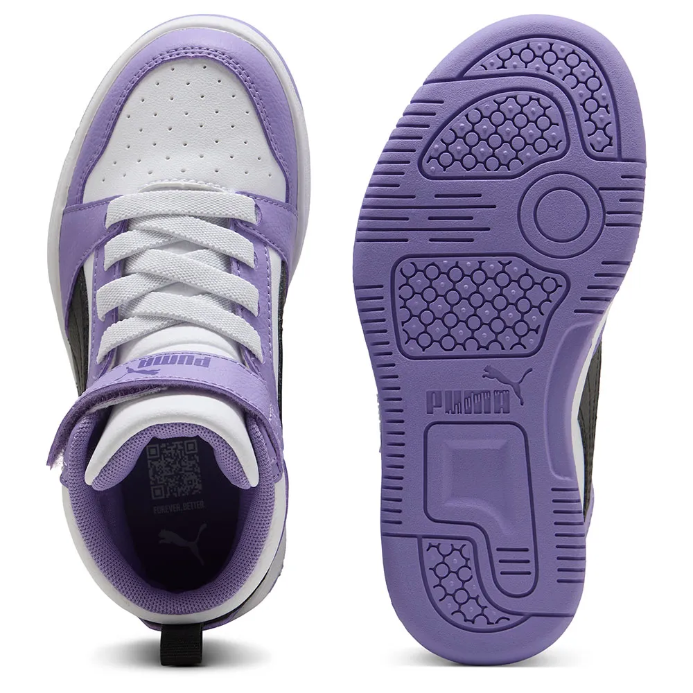 Кроссовки Puma Rebound V6 Mid AC+ PS, белый — фото 2