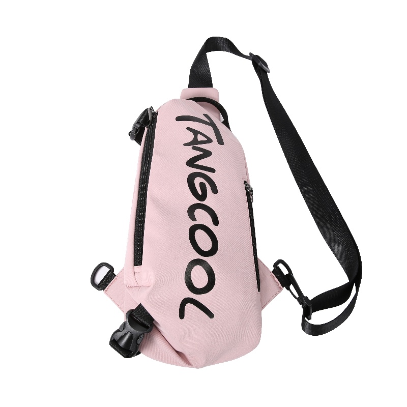 

TANGCOOL Нейлоновая слинг-сумка унисекс разноцветная, Pink (Upgraded) without Charm
