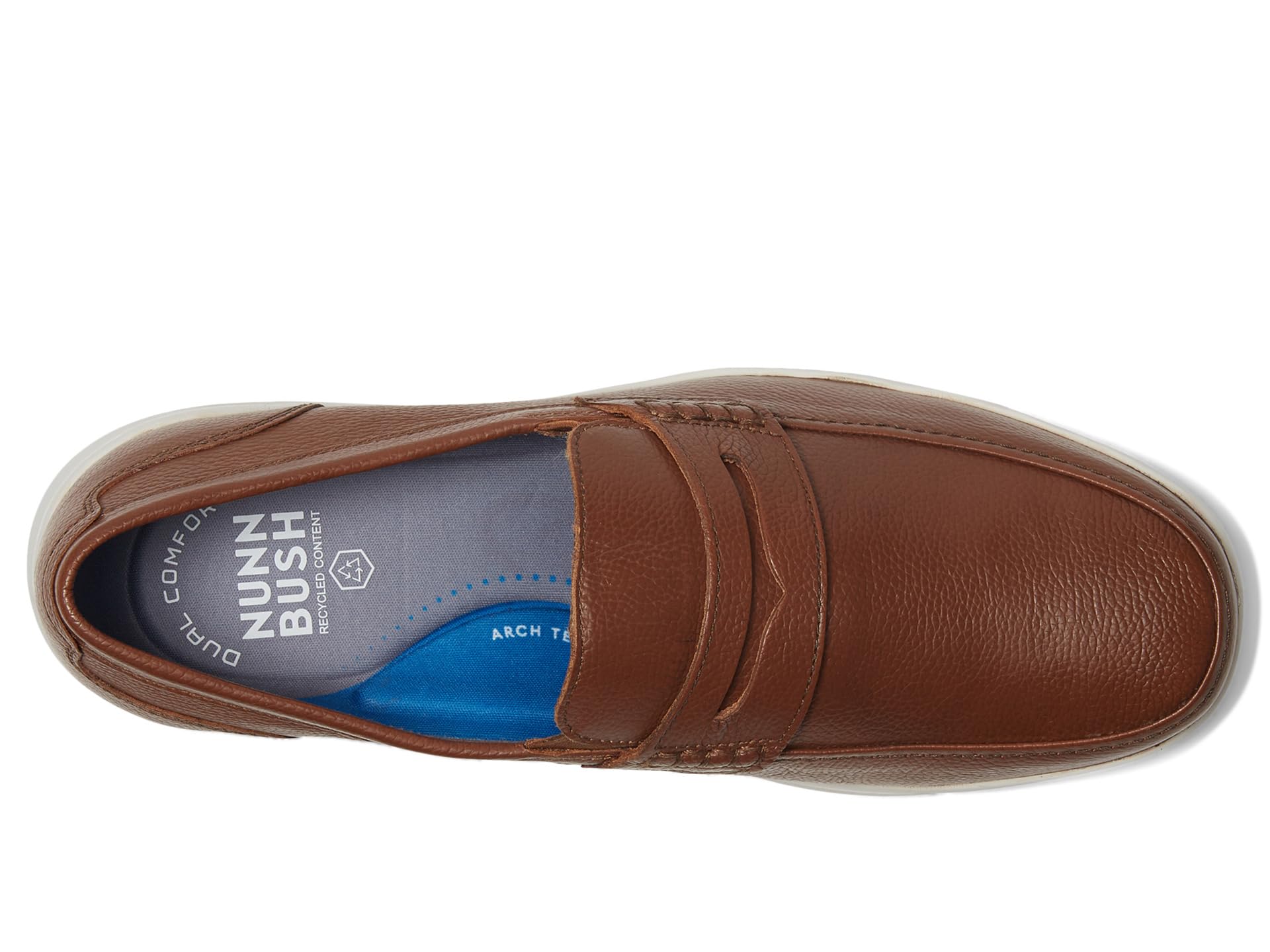 Лоферы Nunn Bush Luca Moccasin Toe Penny Loafer Lightweight Comfortable Slip-On, коричневый — фото 2