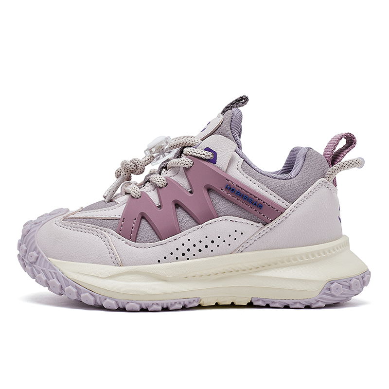 

Нескользящие, износостойкие, дышащие детские беговые кроссовки Hobibear, фиолетовый (leather surface spring fall)