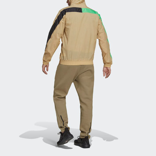 Куртка adidas M Wnd Mother Sports Stylish Hooded Jacket Khaki, мультиколор — фото 3