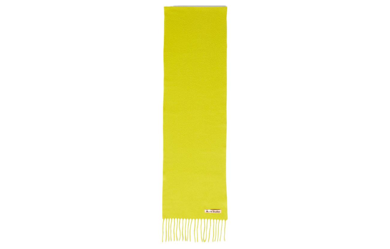 

Acne Studios Бахромчатый шерстяной шарф, Yellow