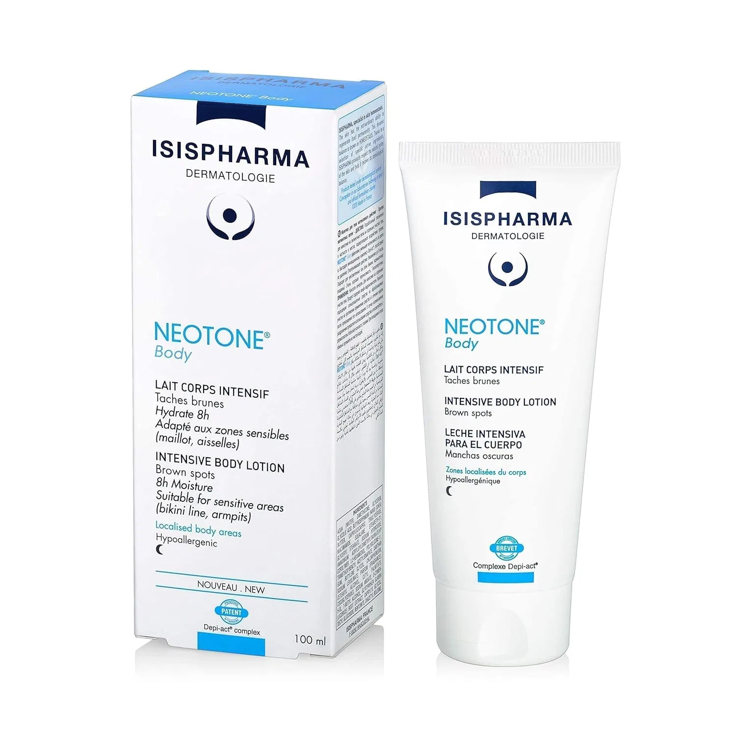 Интенсивный лосьон для тела «Neotone Body» от пигментных пятен 100 мл от Isispharma Isispharma, White — фото 4