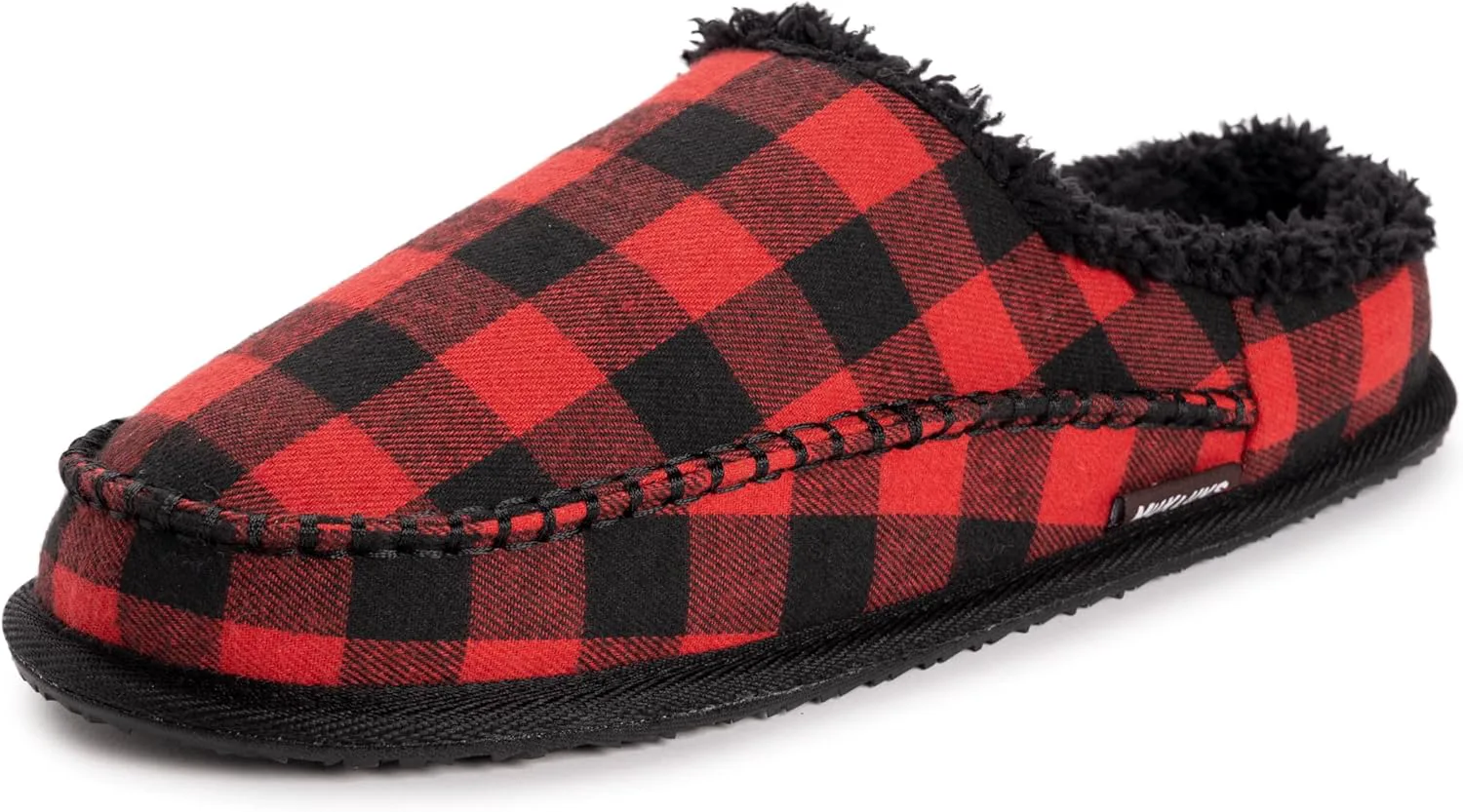 МУК ЛАКС мужские сапоги Pieced Scuff MUK LUKS, красный/черный — фото 2