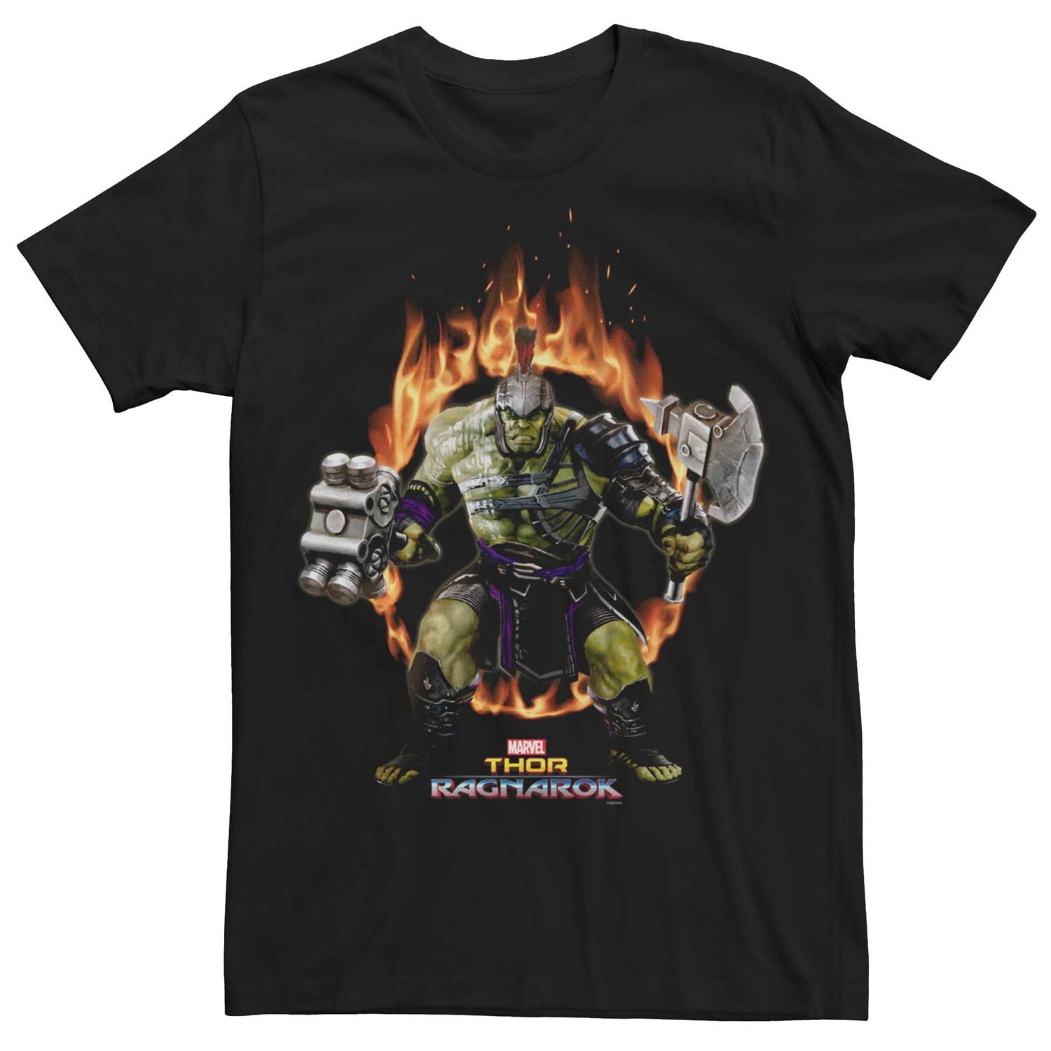 

Мужская футболка с рисунком Marvel The Hulk Ring Of Fire Licensed Character