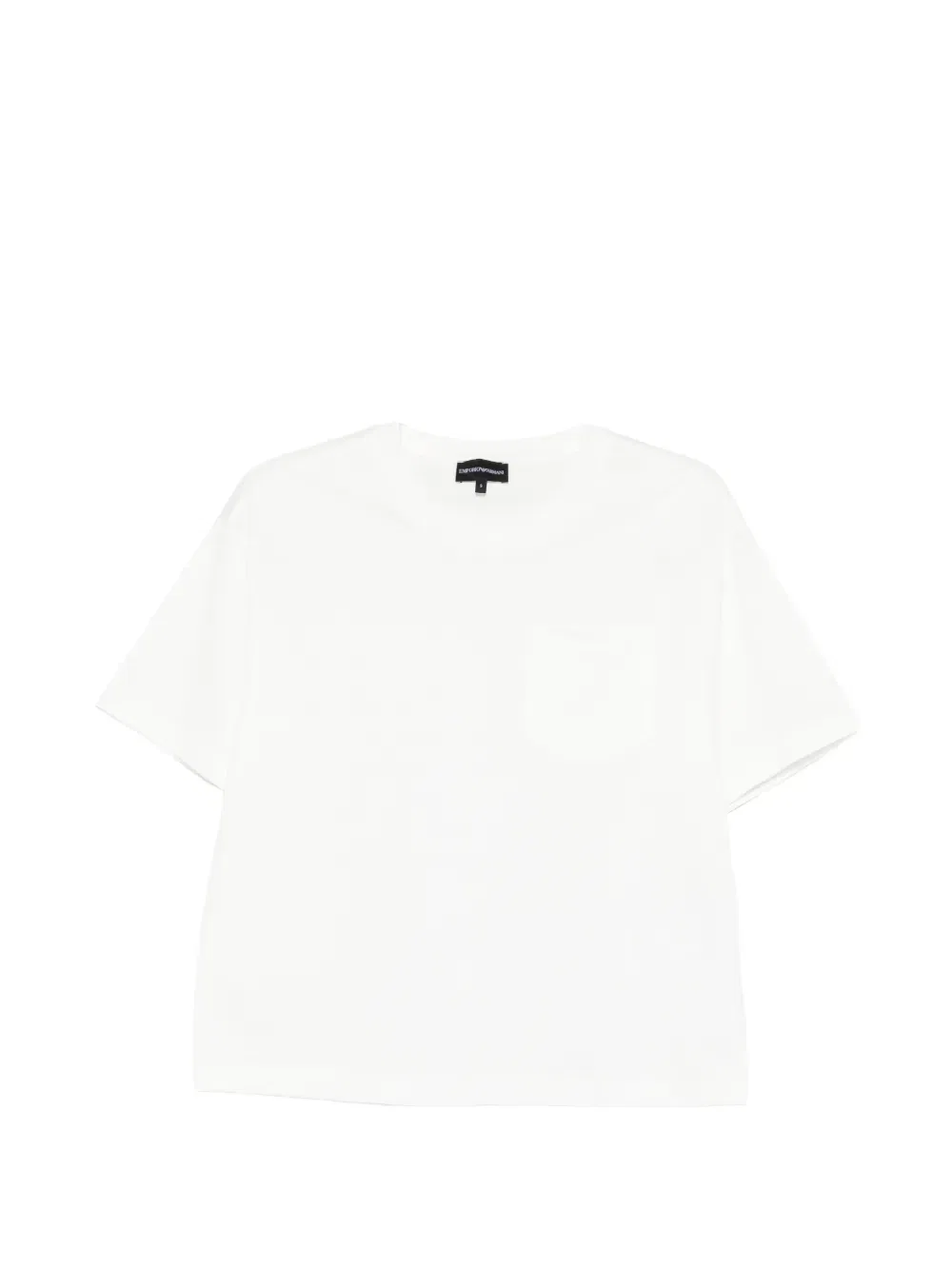 Футболка с карманом Emporio Armani, белый