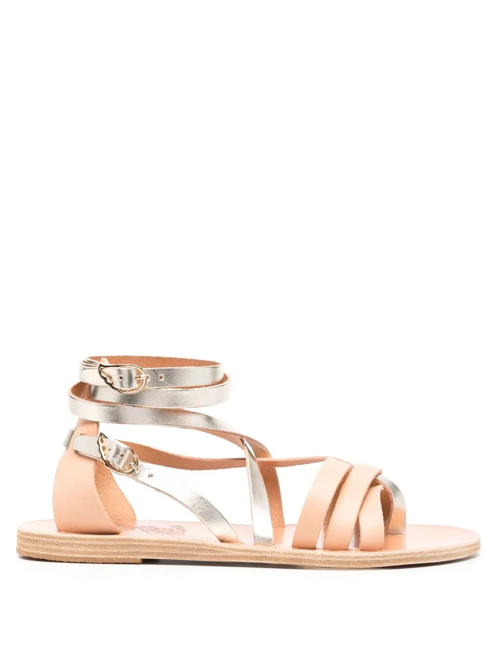 Сандалии Satira с ремешком на щиколотке Ancient Greek Sandals, нейтральный