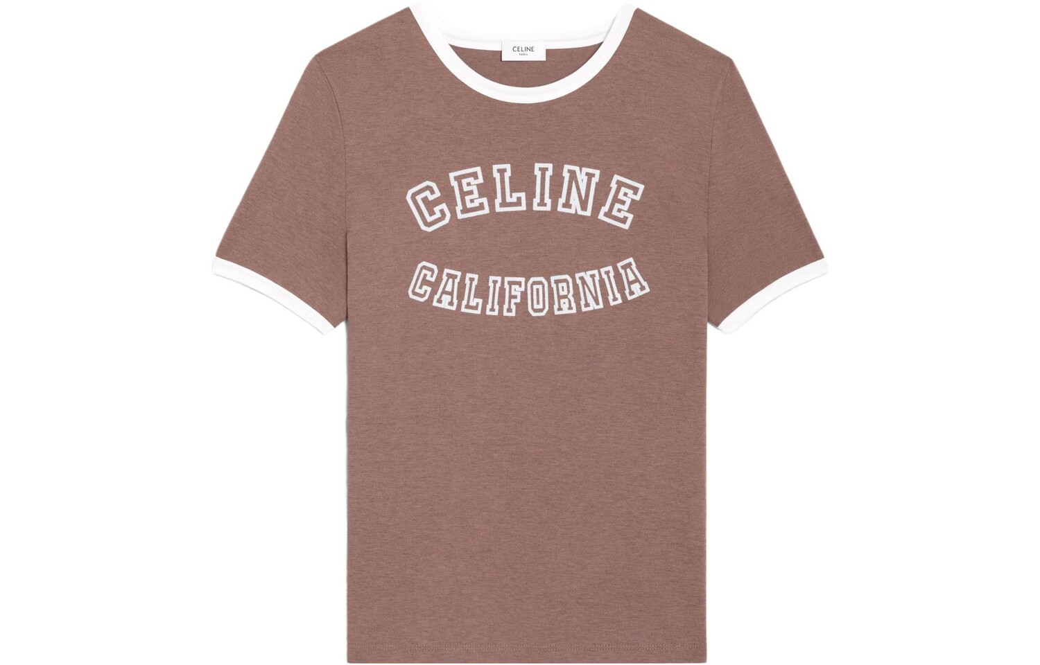 

Футболка женская Celine, коричневый