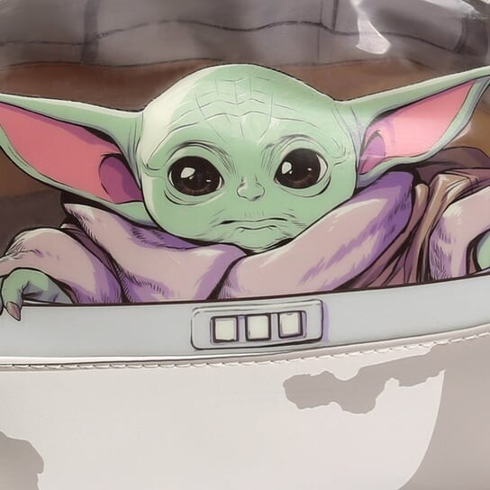 Вместительная косметичка бежевого цвета. Star Wars Baby Yoda —, sarcia.eu — фото 2