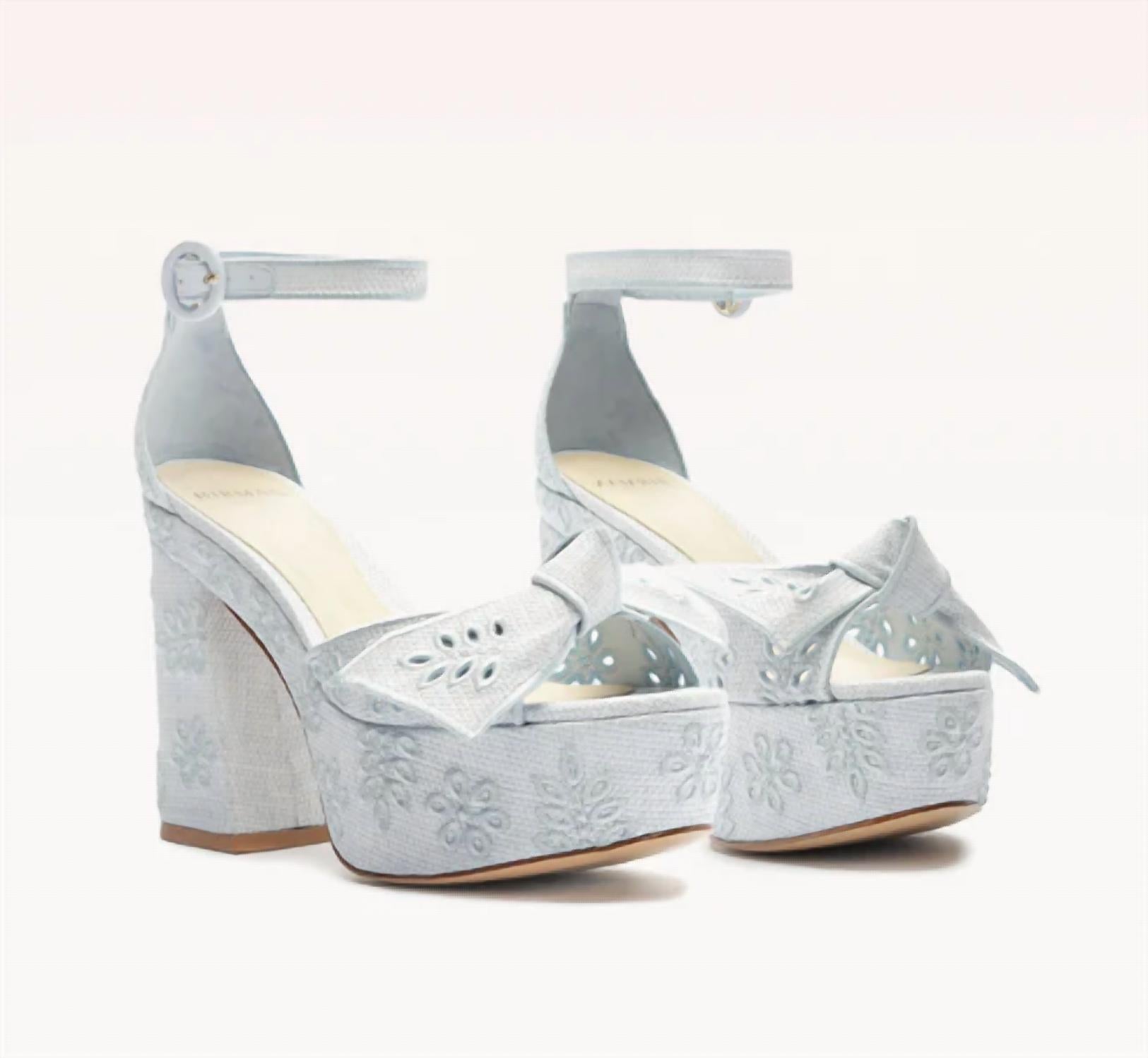 Женские сандалии Maxi Clarita в спокойном синем Alexandre Birman