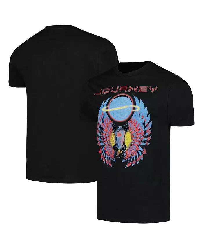 

Мужская и женская черная футболка Journey Scarab with Orb Graphic American Classics