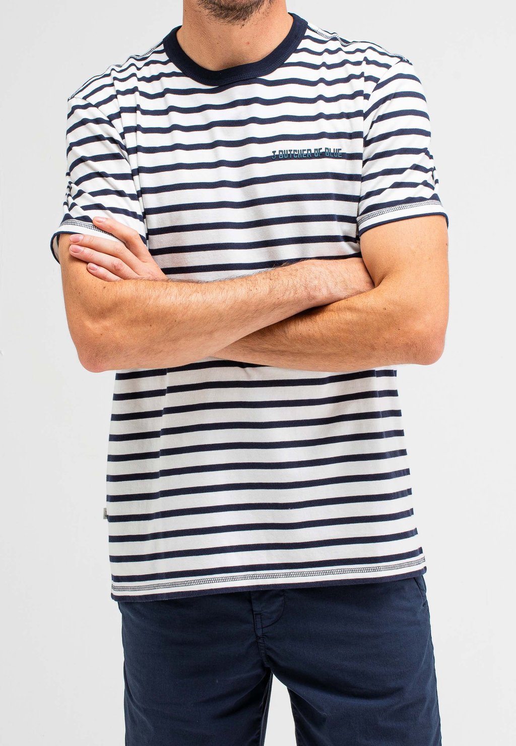 

Футболка с принтом STRIPE Butcher of Blue, синий