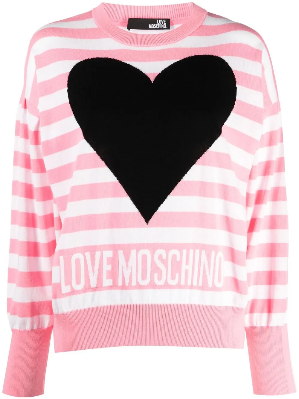 

Толстовка с логотипом Love Moschino, розовый