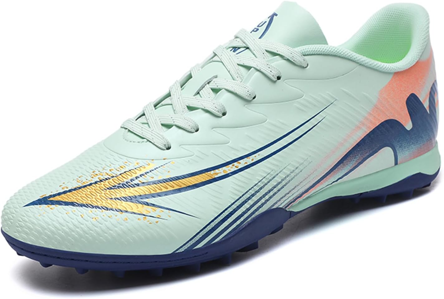 

Мужские футбольные бутсы с высоким верхом FG, длинные шипы, взрослые футбольные кроссовки, легкие профессиональные для спортивных тренировок Up Run, зеленый