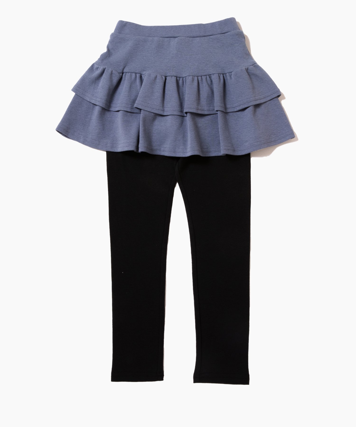 Юбка Эластичные юбки (с двухъярусными оборками) Ever Closet, Ash Blue C — фото 3