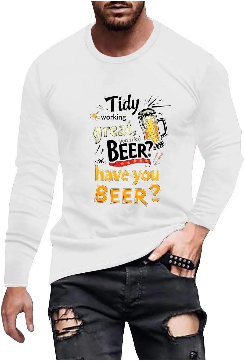 

Толстовка Muscularfit с принтом Beer Print для тренировок