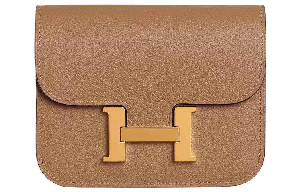 

HERMES Кардхолдер из телячьей кожи Evercolor