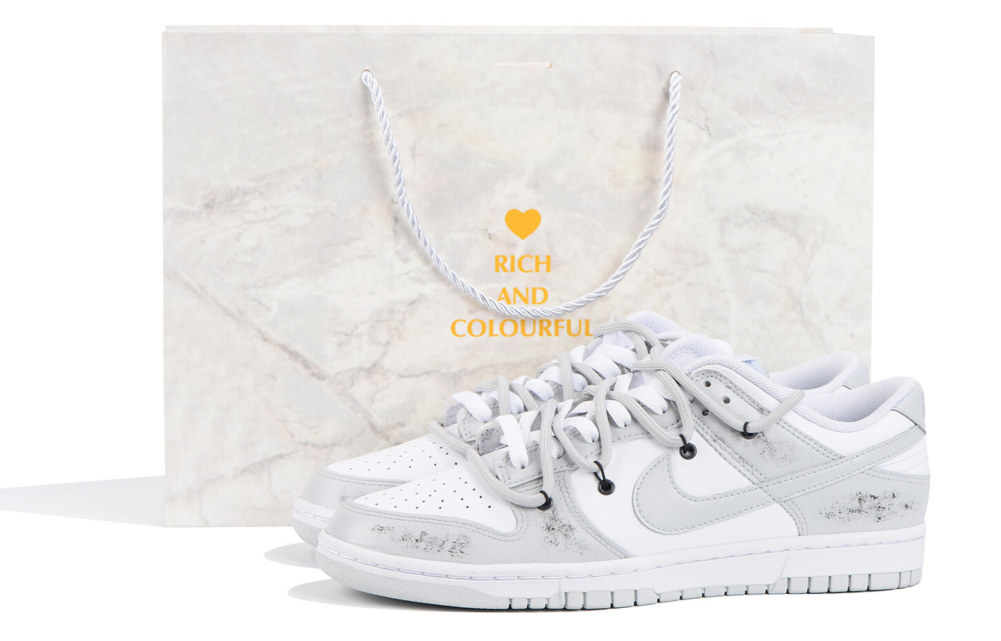 

Мужские кроссовки для скейтбординга Nike Dunk, Gray/White