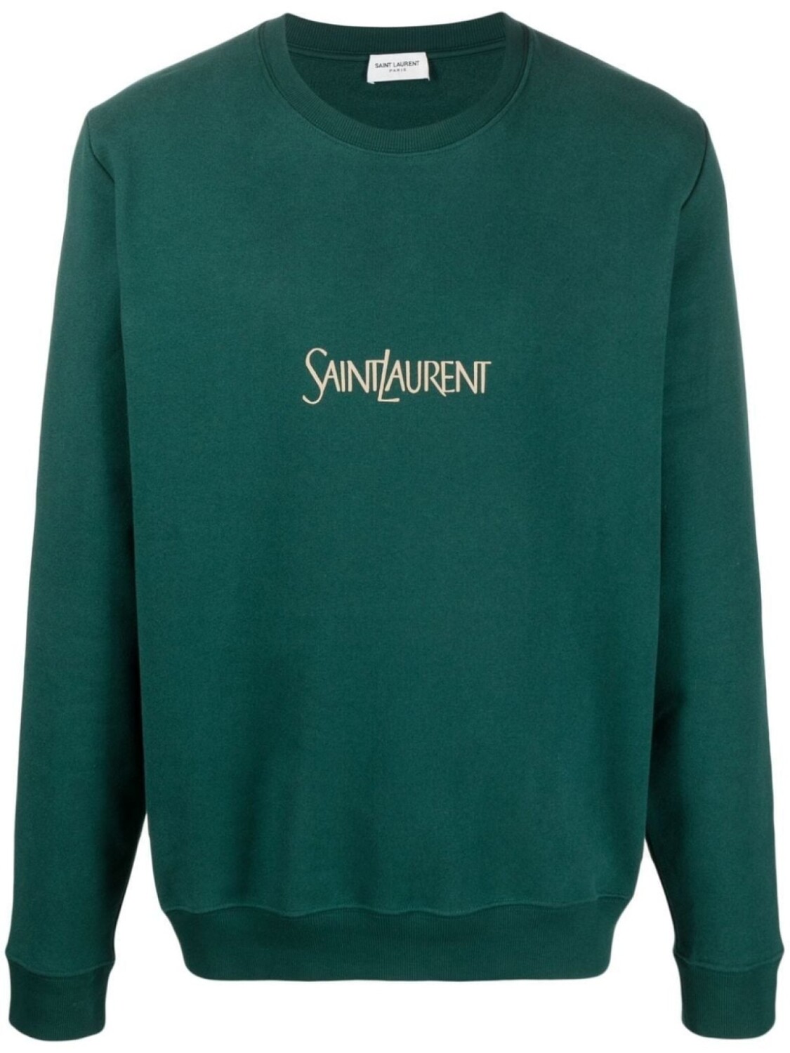 

Saint Laurent толстовка с логотипом, зеленый
