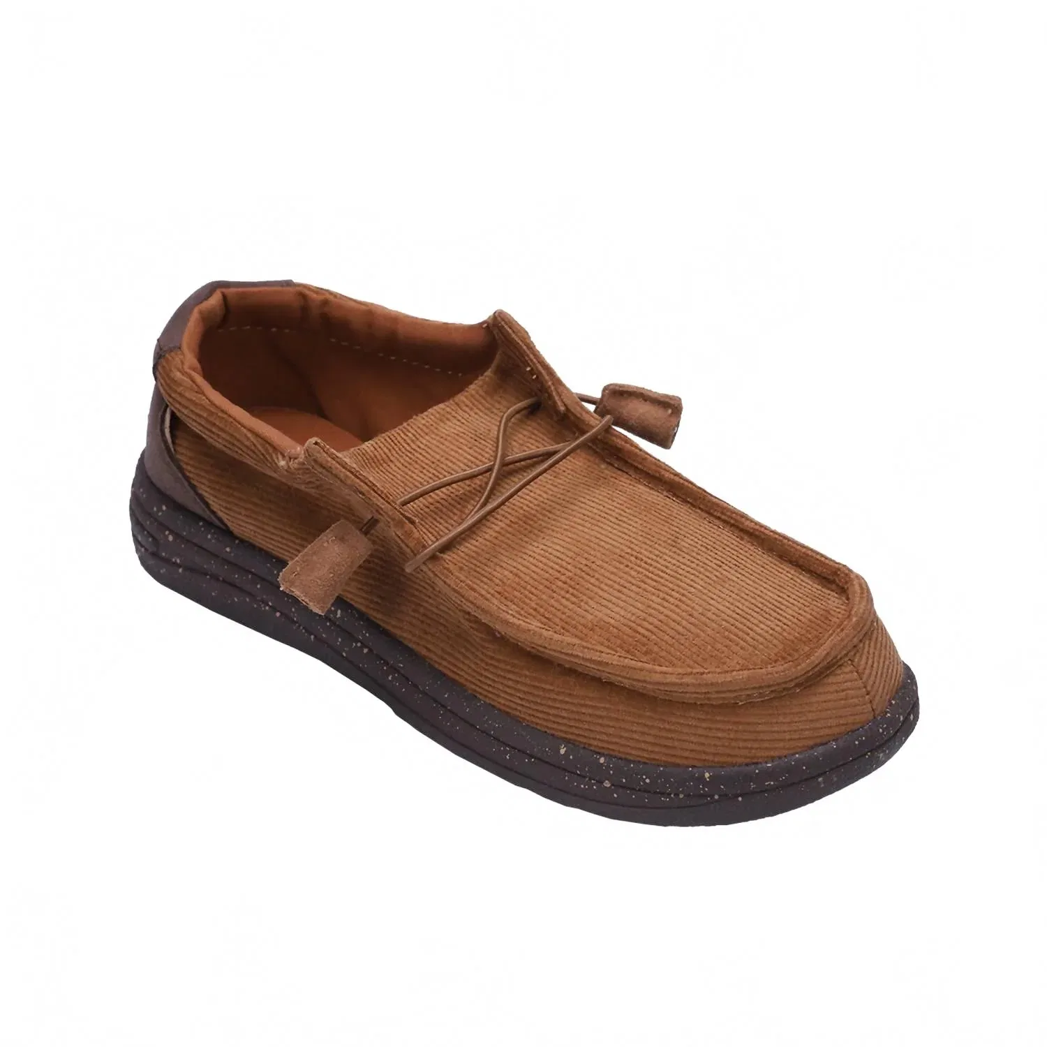 Lamo Мужские парусиновые кеды Paul Canvas Deck Shoe, цвет шоколадный вельвет — фото 3