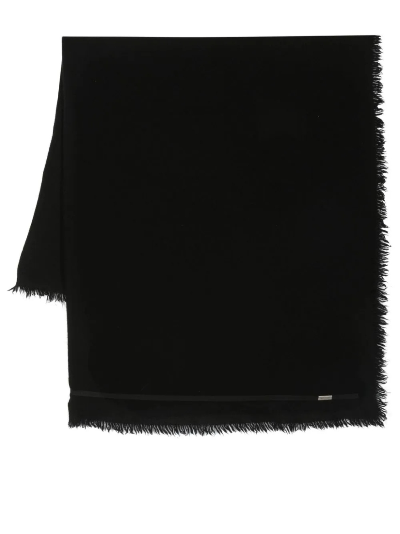 

Ann Demeulemeester кашемировый шарф с логотипом, черный