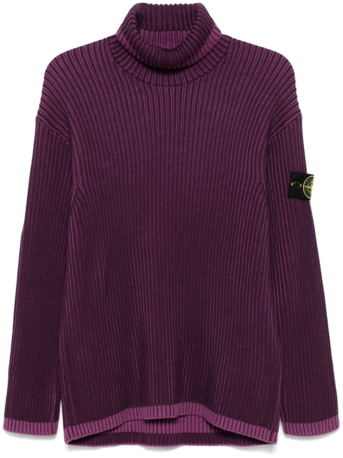 

Свитер с изображением компаса Stone Island, фиолетовый