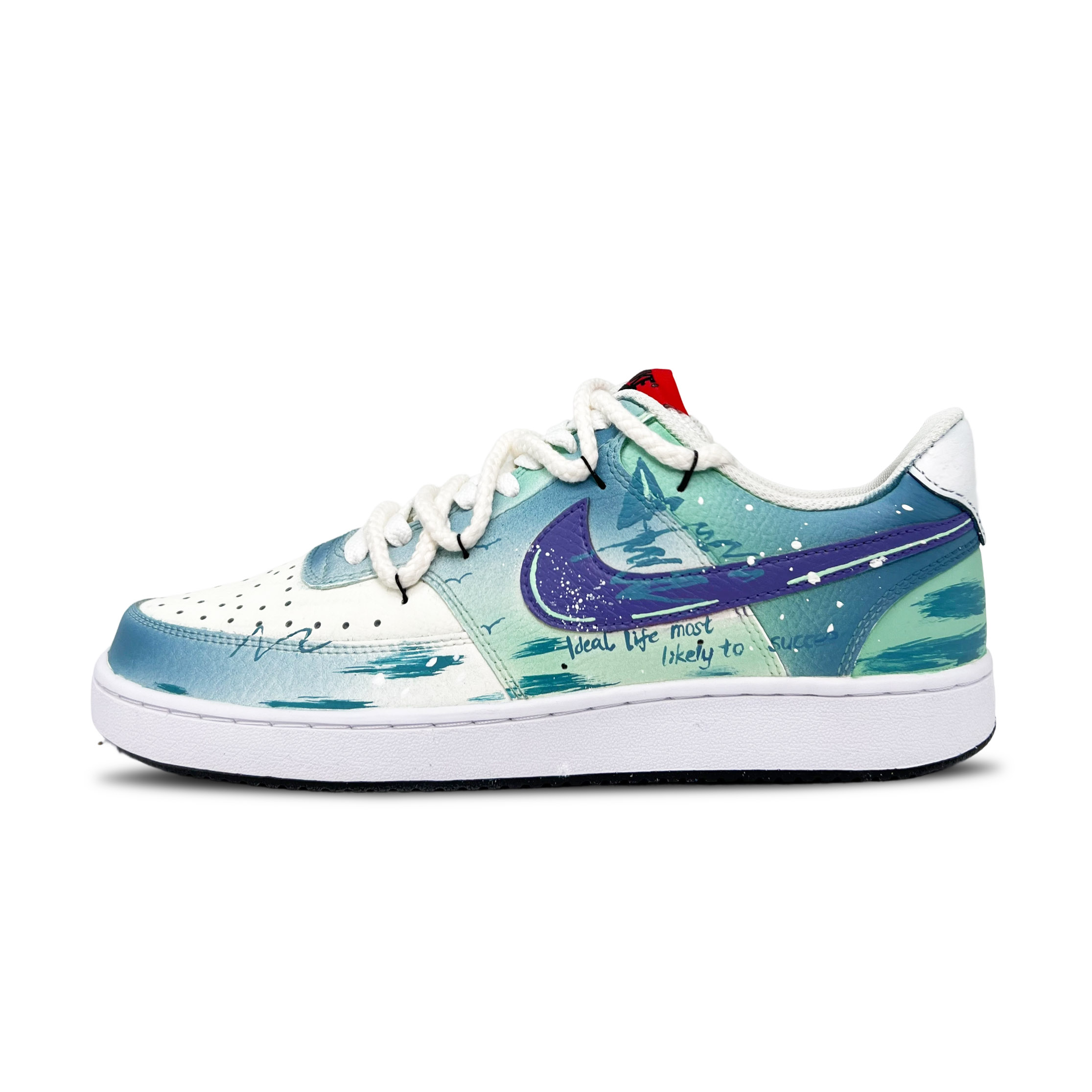 

Nike Кроссовки для скейтбординга Court Vision 1 Sky Travel Low, синие, мужские