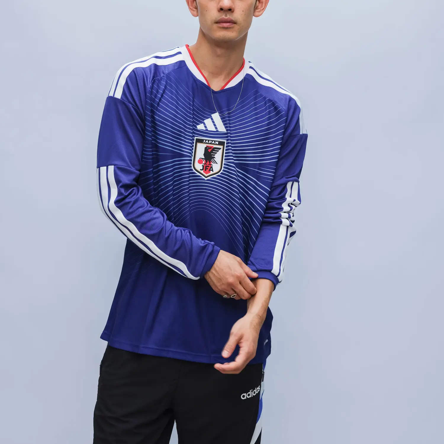 Футбольная майка Japan FW25 26/27 HOME для мужчин Adidas, синий — фото 4