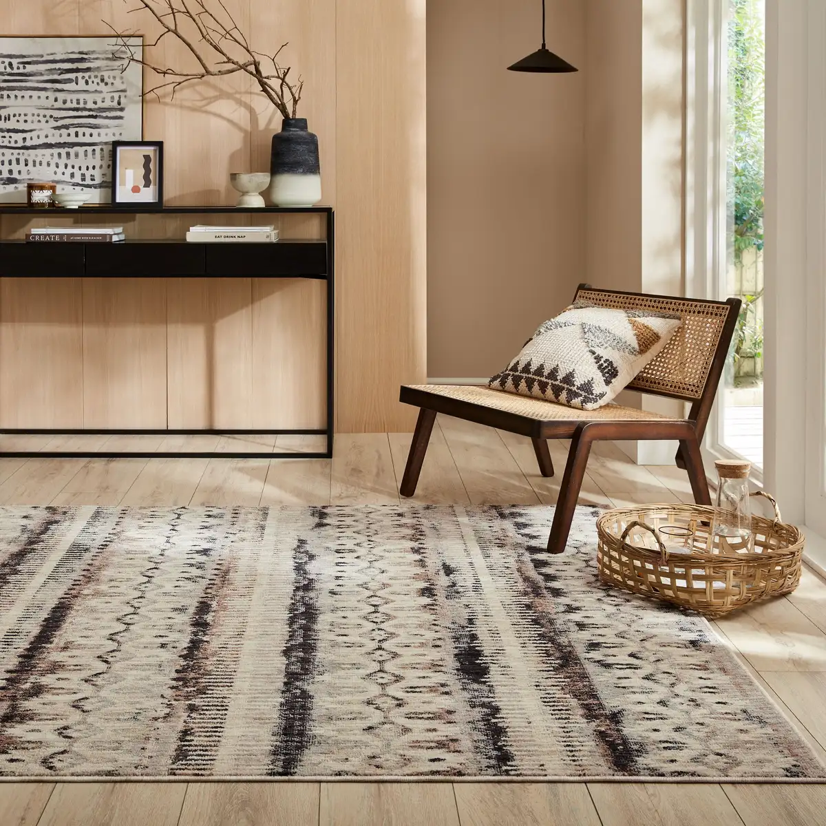 

Ковер FLAIR RUGS "Marly Global", прямоугольный, ковер из переработанных материалов 80х150 см, цвет natur