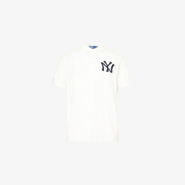 

Polo Ralph Lauren x MLB коллекция NY Yankees короткий рукав хлопковый пике поло Polo Ralph Lauren, белый