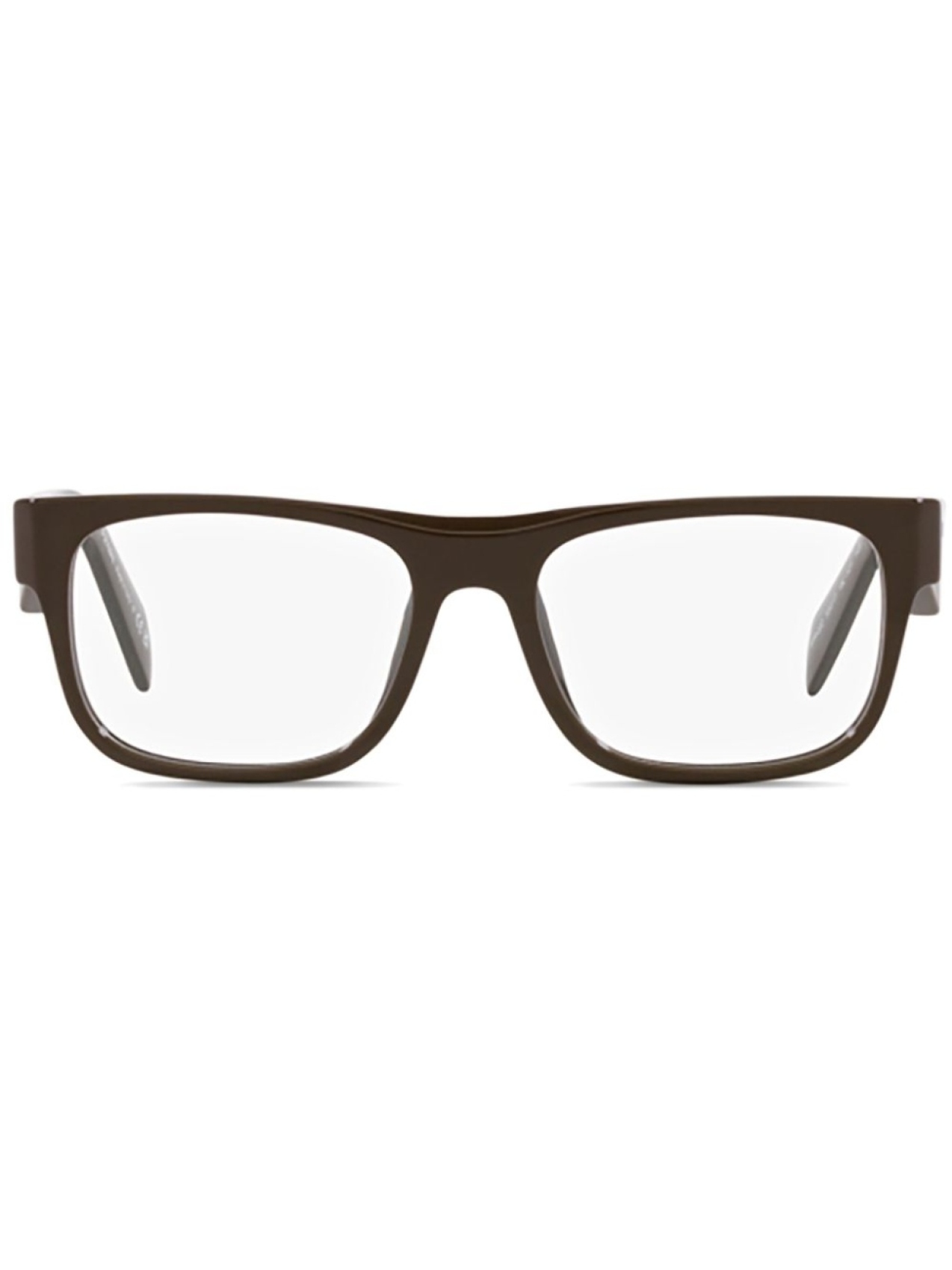 

Prada Eyewear очки в прямоугольной оправе, коричневый