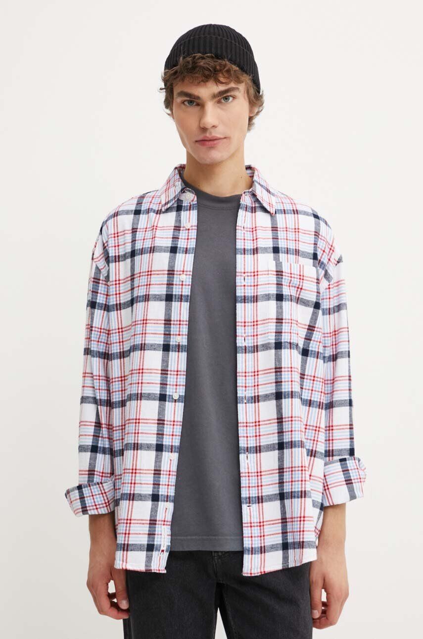 

Хлопковая рубашка Tommy Jeans, белый