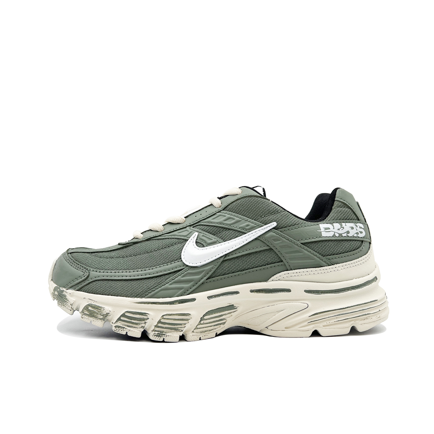 

Nike Кроссовки Initiator Cushioning, износостойкие низкие беговые кроссовки унисекс, оливково-зеленые