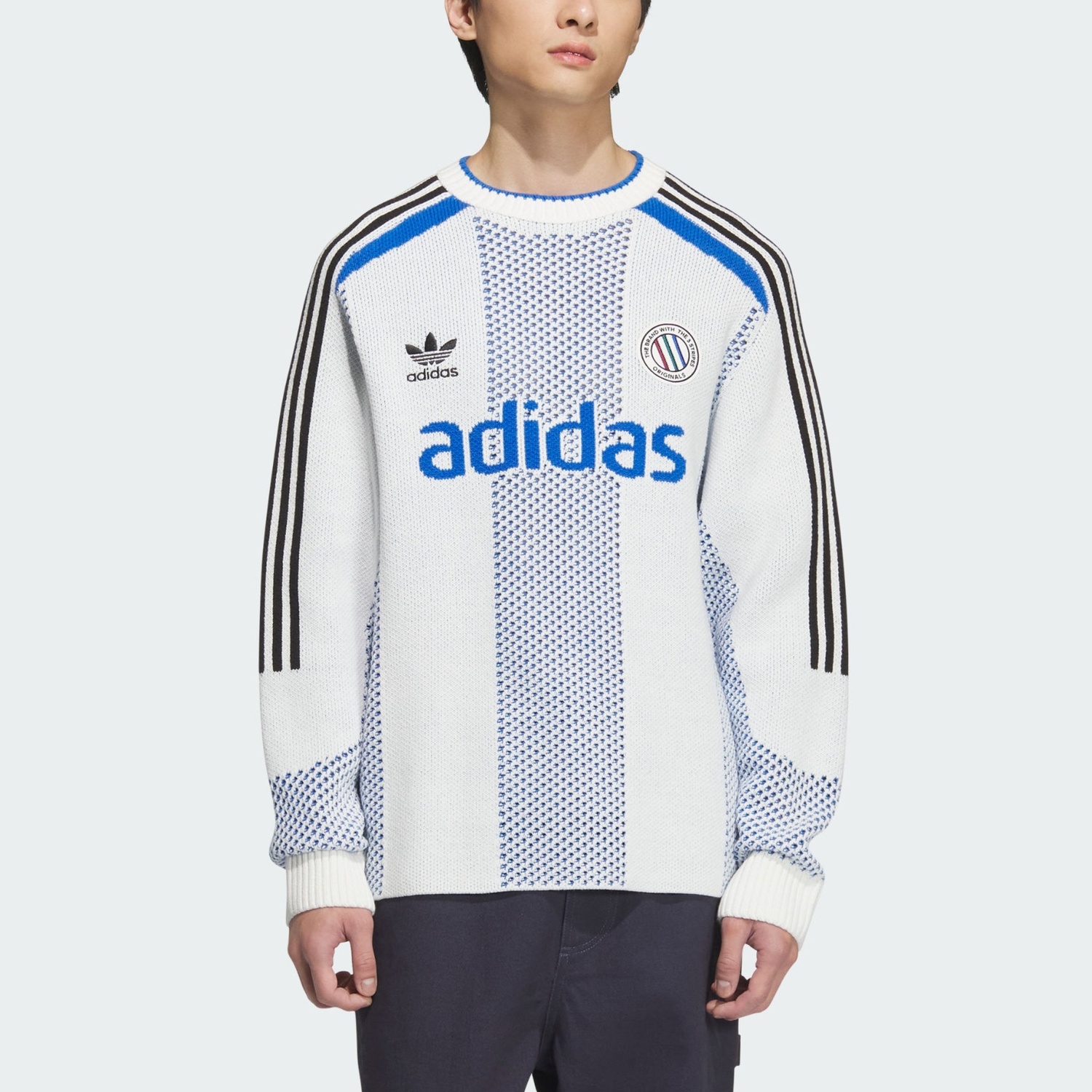 Adidas Originals Свитшот с длинным рукавом Unisex White — фото 4