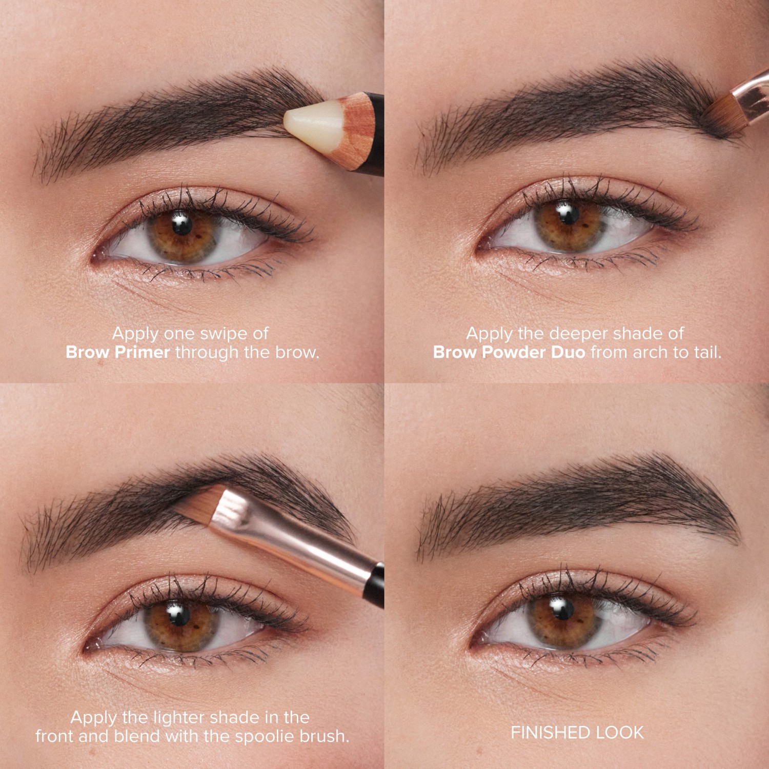 Пудра для лица brow powder duo-taupe Anastasia Beverly Hills, nr. 08 - granite, вес 1.6 гр. — фото 3