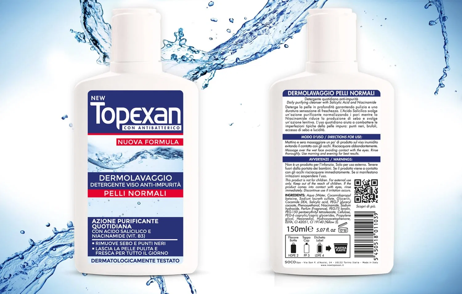 Крем для лица Topexan — Очищающий для нормальной кожи, 150 мл — фото 4
