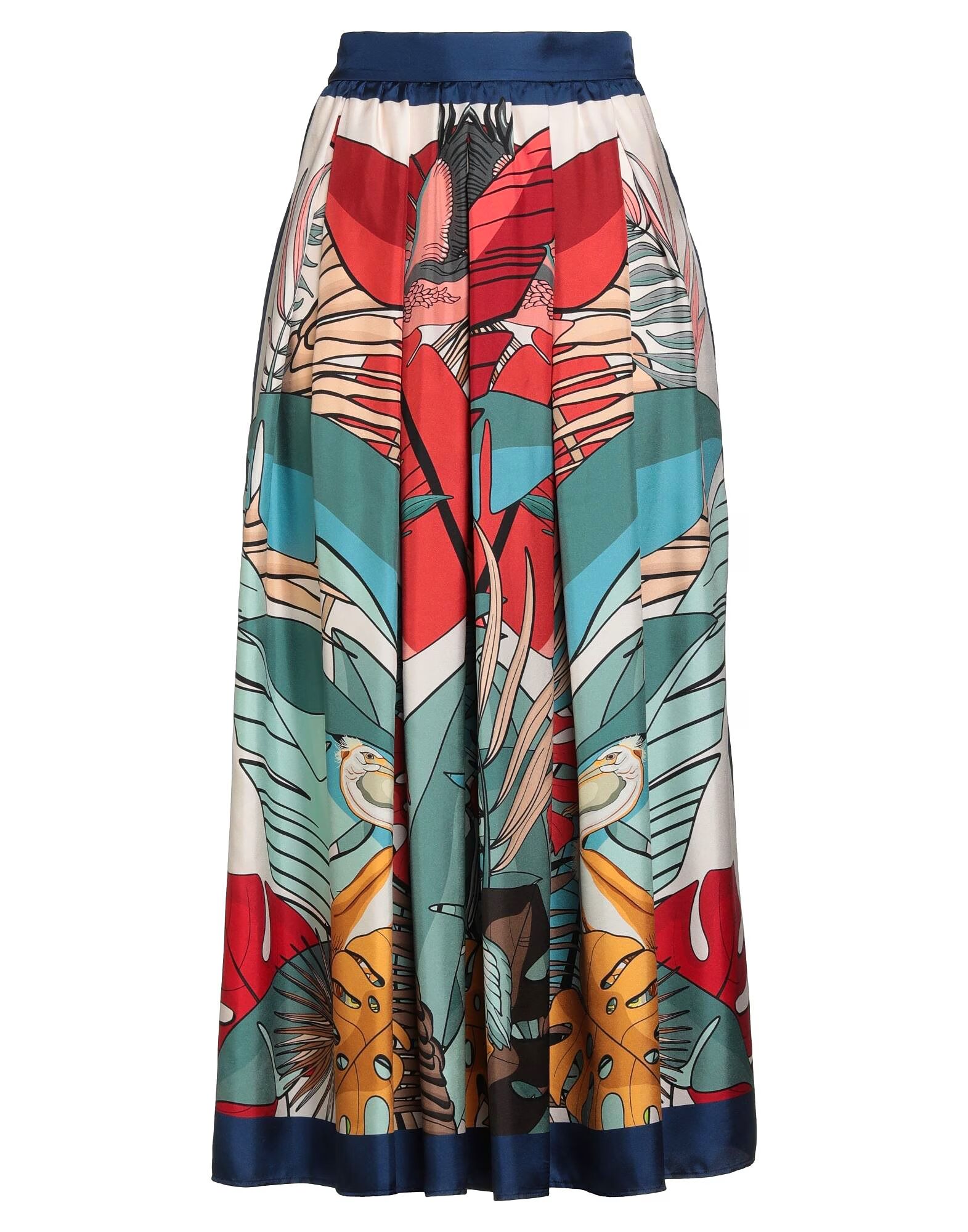 

Юбка миди Franco Ferrari, кирпичный