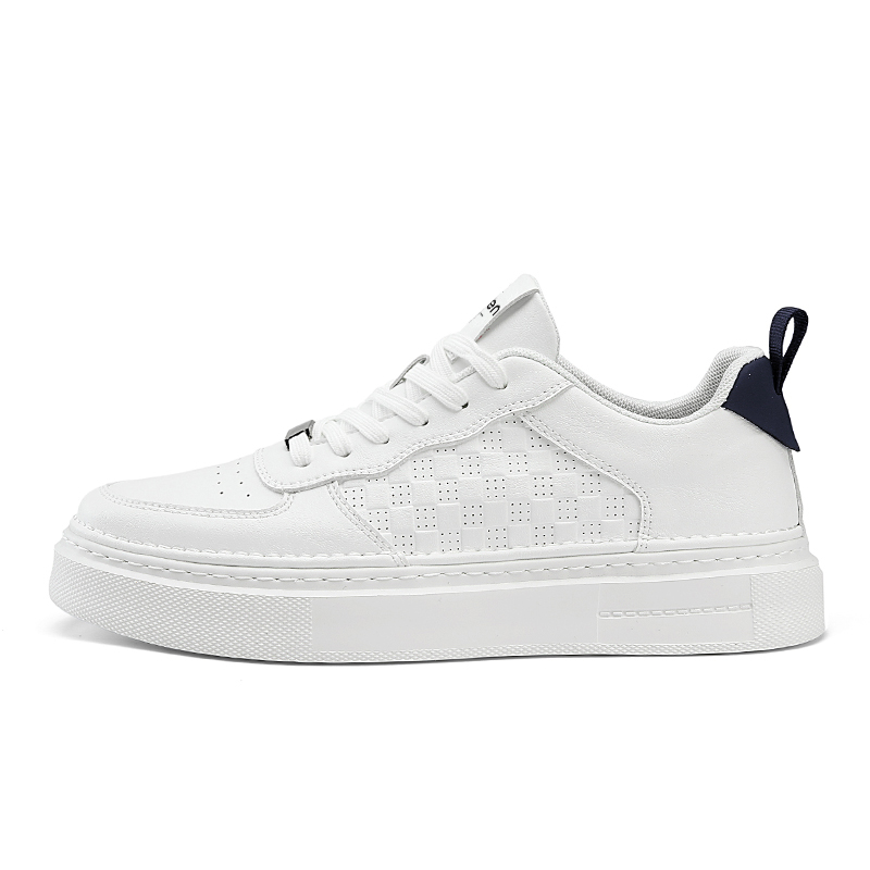 

Нескользящие, износостойкие, легкие, дышащие низкие мужские кроссовки для скейтбординга Mulinsen, White