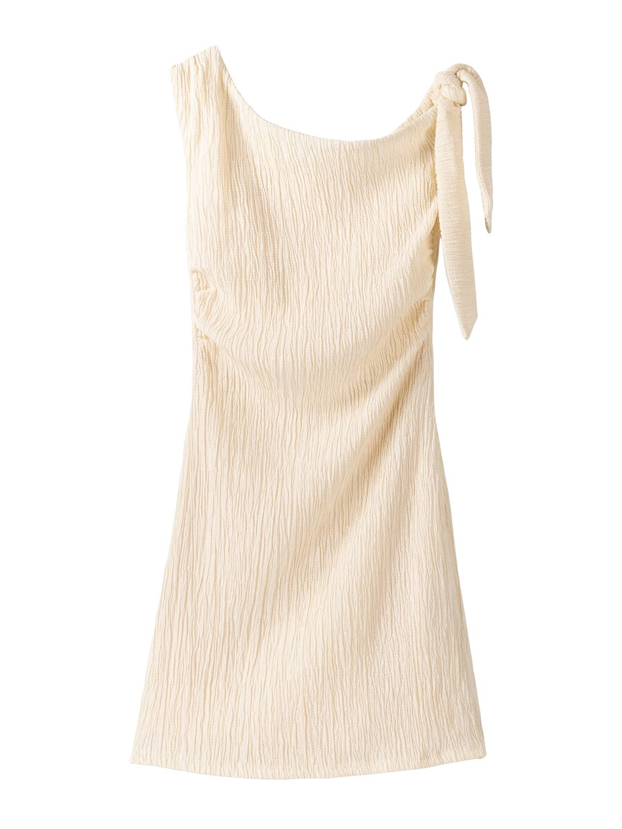 

Мини платье Bershka Dress, экрю