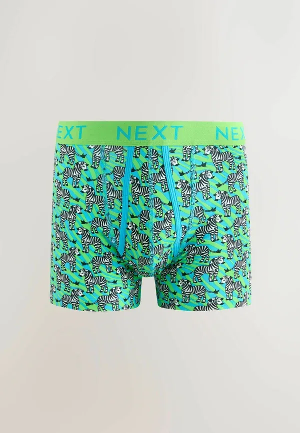 Трусы боксеры Next, 5 pack boxers, bright pink blue animals pattern — фото 3