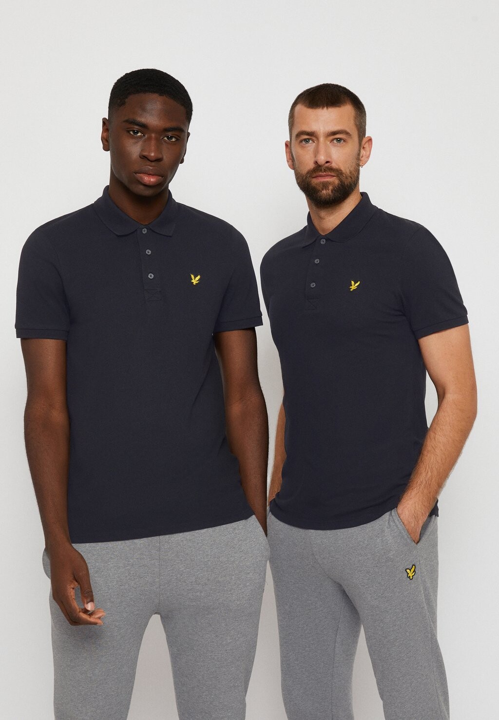 

Рубашка-поло Plain Lyle & Scott, цвет jet black