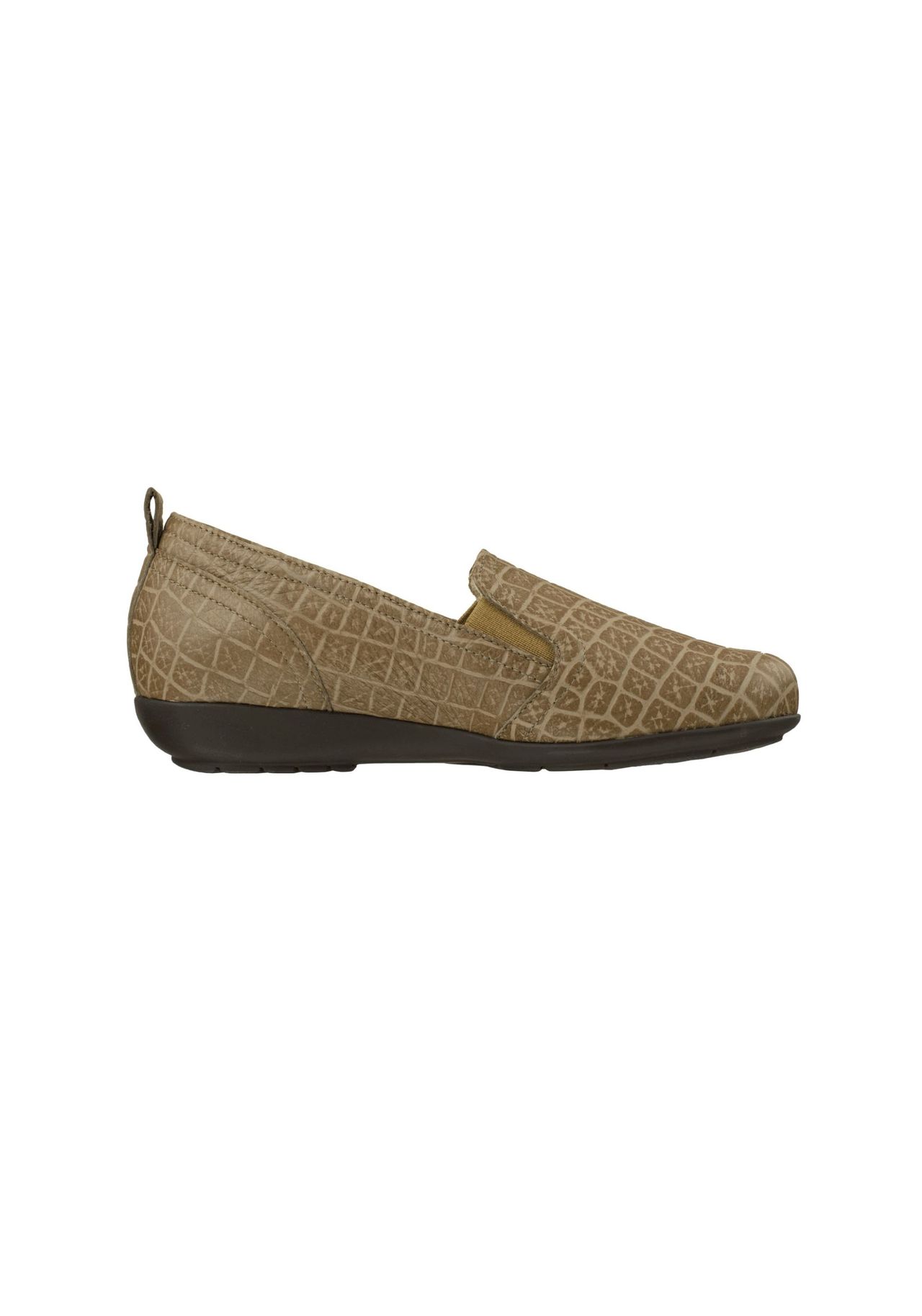 Тапочки Clea из мягкой кожи оленя Natural Feet, серо-коричневый — фото 3