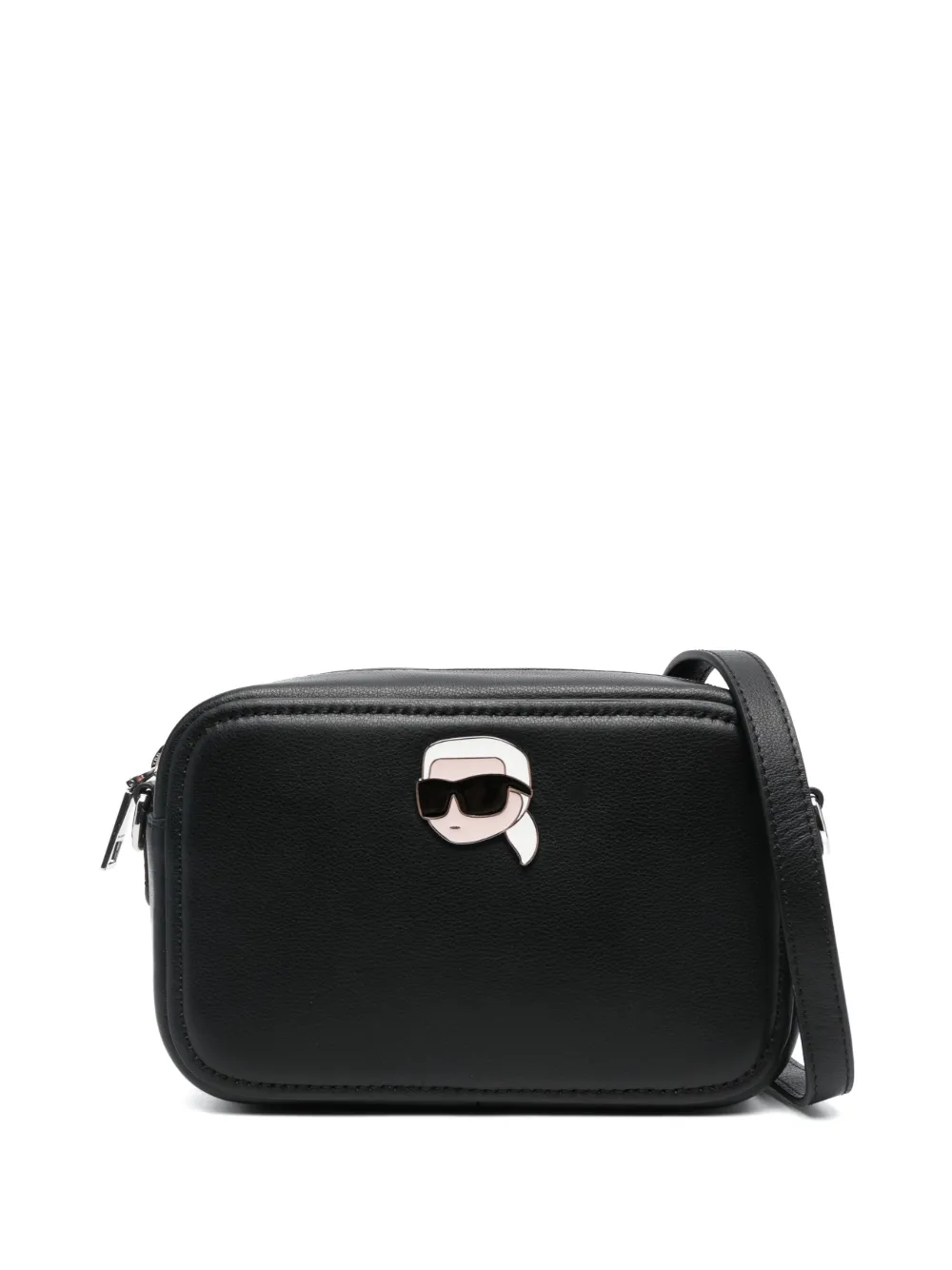 

Каркасная сумка Ikon Pin KARL LAGERFELD, черный