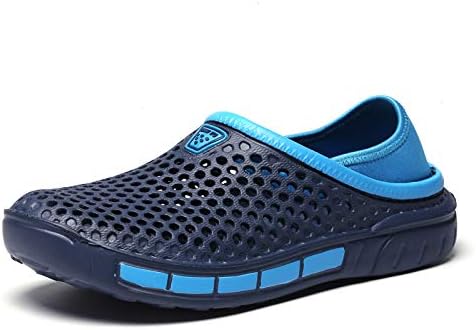 

Мужские сандалии однотонные, дышащие, удобные, с нескользящей и прочной подошвой, для отдыха и прогулок по пляжу, летняя обувь для мужчин Fmshi, синий