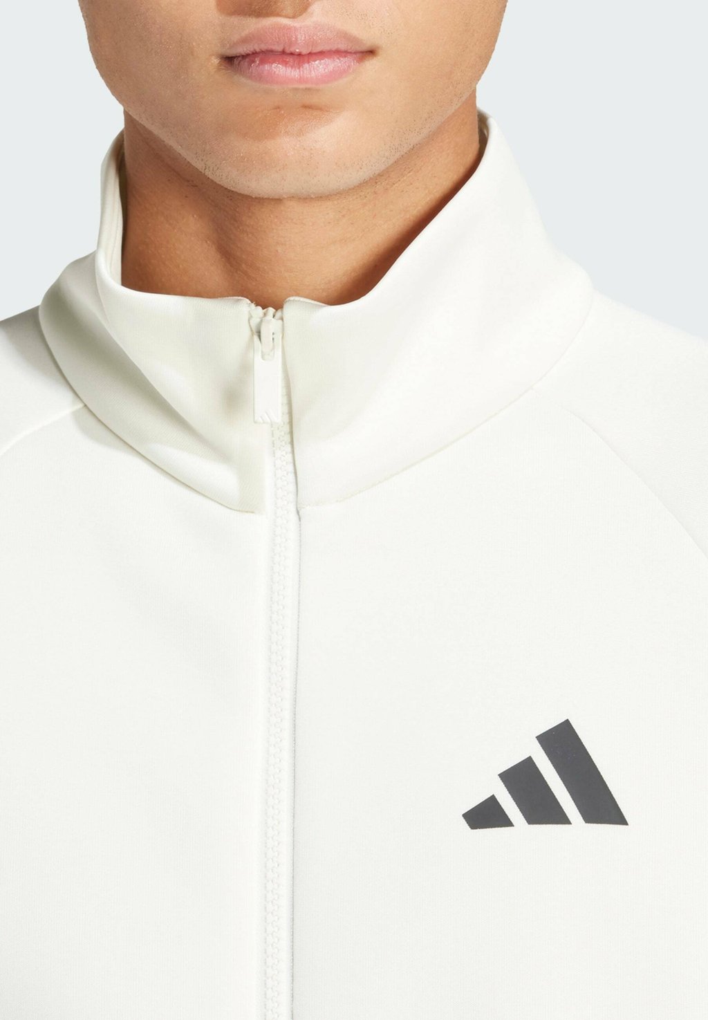 Толстовка на молнии STADIUM Adidas Sportswear, белый — фото 3