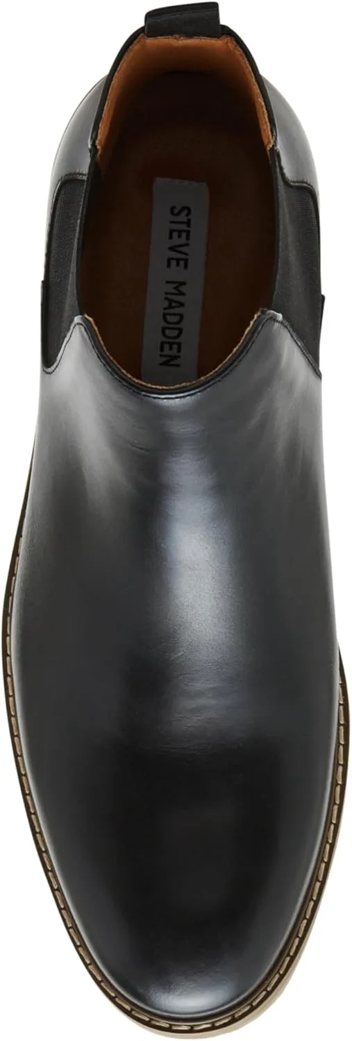 Ботинки Steve Madden Men's HIGHLINE Chelsea Boots, черный — фото 3